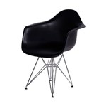 Ficha técnica e caractérísticas do produto Cadeira com Braço Or Design Eames DAR 21 Preto