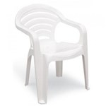 Ficha técnica e caractérísticas do produto Cadeira com Braços Branca - ANGRA - Tramontina
