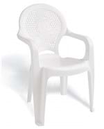 Ficha técnica e caractérísticas do produto Cadeira com Braços Catty Estampada Branca