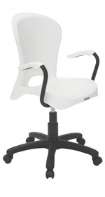 Ficha técnica e caractérísticas do produto Cadeira com Braços e Rodizio Jolie Branco - Tramontina