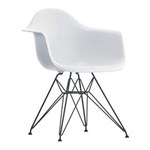 Ficha técnica e caractérísticas do produto Cadeira com Braços Eames em Metal 1121 OR Design Branco - Branco
