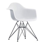 Ficha técnica e caractérísticas do produto Cadeira com Braços Eames em Metal 1121 OR Design Branco