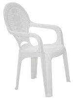Ficha técnica e caractérísticas do produto Cadeira com Braços Estampada Catty Branco - Tramontina