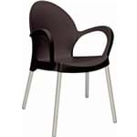 Ficha técnica e caractérísticas do produto Cadeira com Braços Grace Preta 92068009 Tramontina