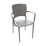 Ficha técnica e caractérísticas do produto Cadeira com Bracos Safira Mr - 92049109 - Tramontina Delta
