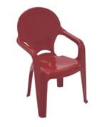 Ficha técnica e caractérísticas do produto Cadeira com Braços TiqueTaque Vermelha