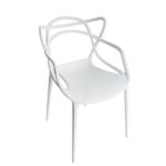 Ficha técnica e caractérísticas do produto Cadeira com Encosto e Braços Aviv Fratini Móveis Branco