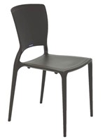 Ficha técnica e caractérísticas do produto Cadeira com Encosto Fechado SOFIA SUMMA Marrom - Tramontina