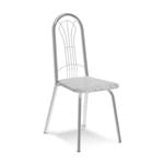 Ficha técnica e caractérísticas do produto Cadeira Cromada 0182 Fantasia Branca Carraro
