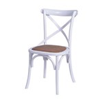 Ficha técnica e caractérísticas do produto Cadeira Cross Madeira Branca - Or Design - Branco