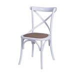 Ficha técnica e caractérísticas do produto Cadeira Cross Sala de Jantar 55x49x89cm Madeira Branco