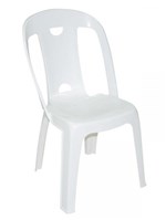 Ficha técnica e caractérísticas do produto Cadeira Cupe Sem Braço Branco Basic - Tramontina