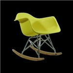 Ficha técnica e caractérísticas do produto Cadeira Dar Balanço Eiffel Charles Eames Amarelo Byartdesign