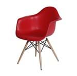 Ficha técnica e caractérísticas do produto Cadeira Dkr 1120 Vermelha Base de Madeira - Or Design