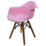 Ficha técnica e caractérísticas do produto Cadeira Dar Eames Kids Byartdesign - ROSA