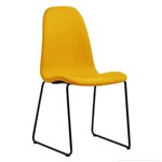 Cadeira de Aço Chantilly Acasa Móveis Amarelo