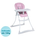 Ficha técnica e caractérísticas do produto Cadeira de Alimentação Burigotto Papa e Soneca - Circles Rosa