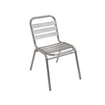 Ficha técnica e caractérísticas do produto Cadeira de Alumínio 9108 Mor - Prata