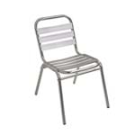 Ficha técnica e caractérísticas do produto Cadeira de Alumínio com Design Moderno Resistente 9108 Mor