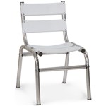 Ficha técnica e caractérísticas do produto Cadeira de Alumínio Infantil Branca 1,8 Kg SÂMIA