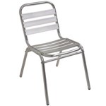 Ficha técnica e caractérísticas do produto Cadeira de Alumínio Mor para Áreas Internas Externas Suporta Até 90 Kg - Branco
