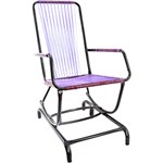 Ficha técnica e caractérísticas do produto Cadeira de Área com Balanço Especial Roxa 14 Bel Star