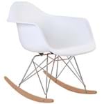 Ficha técnica e caractérísticas do produto Cadeira de Balanço com Braço Pp Eiffel -rivatti - Branco