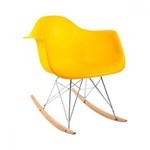 Ficha técnica e caractérísticas do produto Cadeira de Balanço DAR Byartdesign - Amarelo