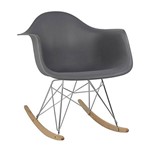Ficha técnica e caractérísticas do produto Cadeira de Balanço Eames DAR Cinza de Polipropileno 1122 Or Design