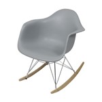 Ficha técnica e caractérísticas do produto Cadeira de Balanco Eames DAR Cinza
