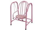 Ficha técnica e caractérísticas do produto Cadeira de Balanço Fantasia Rosa - Açomix