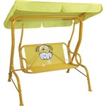 Ficha técnica e caractérísticas do produto Cadeira de Balanço Infantil 2 Lugares Amarela Bulldog Mor