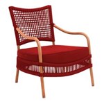 Ficha técnica e caractérísticas do produto Cadeira de Corda Kelly - Vermelha