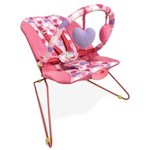 Ficha técnica e caractérísticas do produto Cadeira de Descanso Baby Style Lit Corações Vibratória Musical - Até 11Kg - Rosa