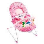 Cadeira de Descanso Bebê Importway Macia que Vibra e Tem Som - Rosa BW045RS