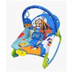 Ficha técnica e caractérísticas do produto Cadeira de Descanso New Rocker Vibratória Musical - Azul - Color Baby