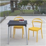 Ficha técnica e caractérísticas do produto Cadeira de Encosto Vazado Sissi Grafite Tramontina 92047007