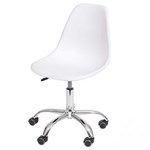 Ficha técnica e caractérísticas do produto Cadeira de Escritório com Rodizios OR Design Branco - Branco