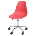Cadeira de Escritório com Rodizios OR Design Vermelho