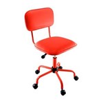 Ficha técnica e caractérísticas do produto Cadeira de Escritório Giratória Absolut Color Pistão a Gás Corano Vermelho