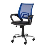 Ficha técnica e caractérísticas do produto Cadeira de Escritório Giratória Wayne - Azul Royal
