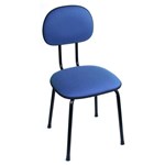 Ficha técnica e caractérísticas do produto Cadeira de Escritório Interlocutor Palito II Azul - Absolut