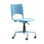 Ficha técnica e caractérísticas do produto Cadeira de Escritório Secretária Giratória Evidence Color Azul - Mobly