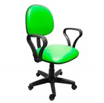 Ficha técnica e caractérísticas do produto Cadeira de Escritório Secretária Mazikeen Ajustável Verde - Absolut