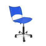 Ficha técnica e caractérísticas do produto Cadeira de Escritório Secretária Stillus Azul - Multivisão