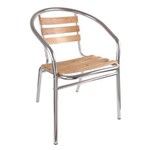 Ficha técnica e caractérísticas do produto Cadeira de Jantar Aluminio A74XC56XL56cm Venus - Prata