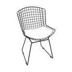 Ficha técnica e caractérísticas do produto Cadeira de Jantar Bertoia Metal - - Preto