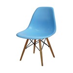 Ficha técnica e caractérísticas do produto Cadeira de Jantar Design Eiffel Charles Eames DKR Azul Claro - Or Design