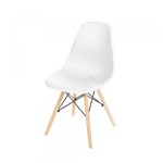 Ficha técnica e caractérísticas do produto Cadeira de Jantar Eames Colméia Branco - Or Design