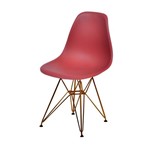 Ficha técnica e caractérísticas do produto Cadeira de Jantar Eames Eiffel Telha Base Cobre 1102CO Ór